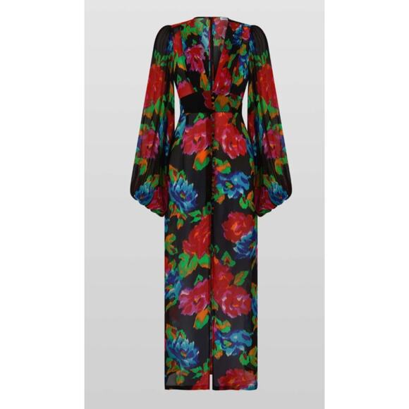 Rat & Boa Ferreira Floral Sheer Maxi Dress - Picture 2 of 13